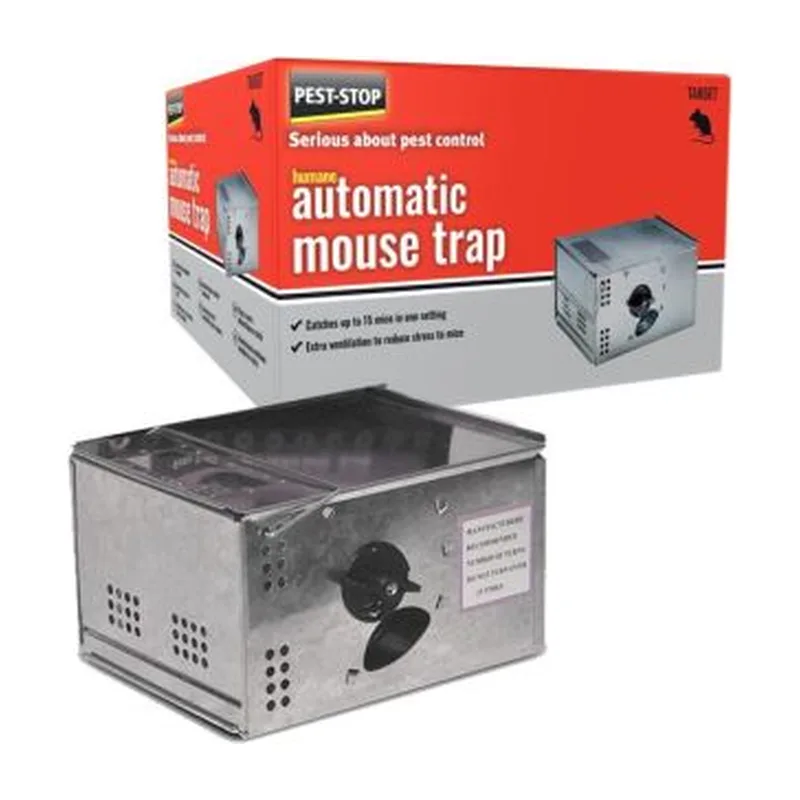 Pest-Stop automatisk musefælde metal